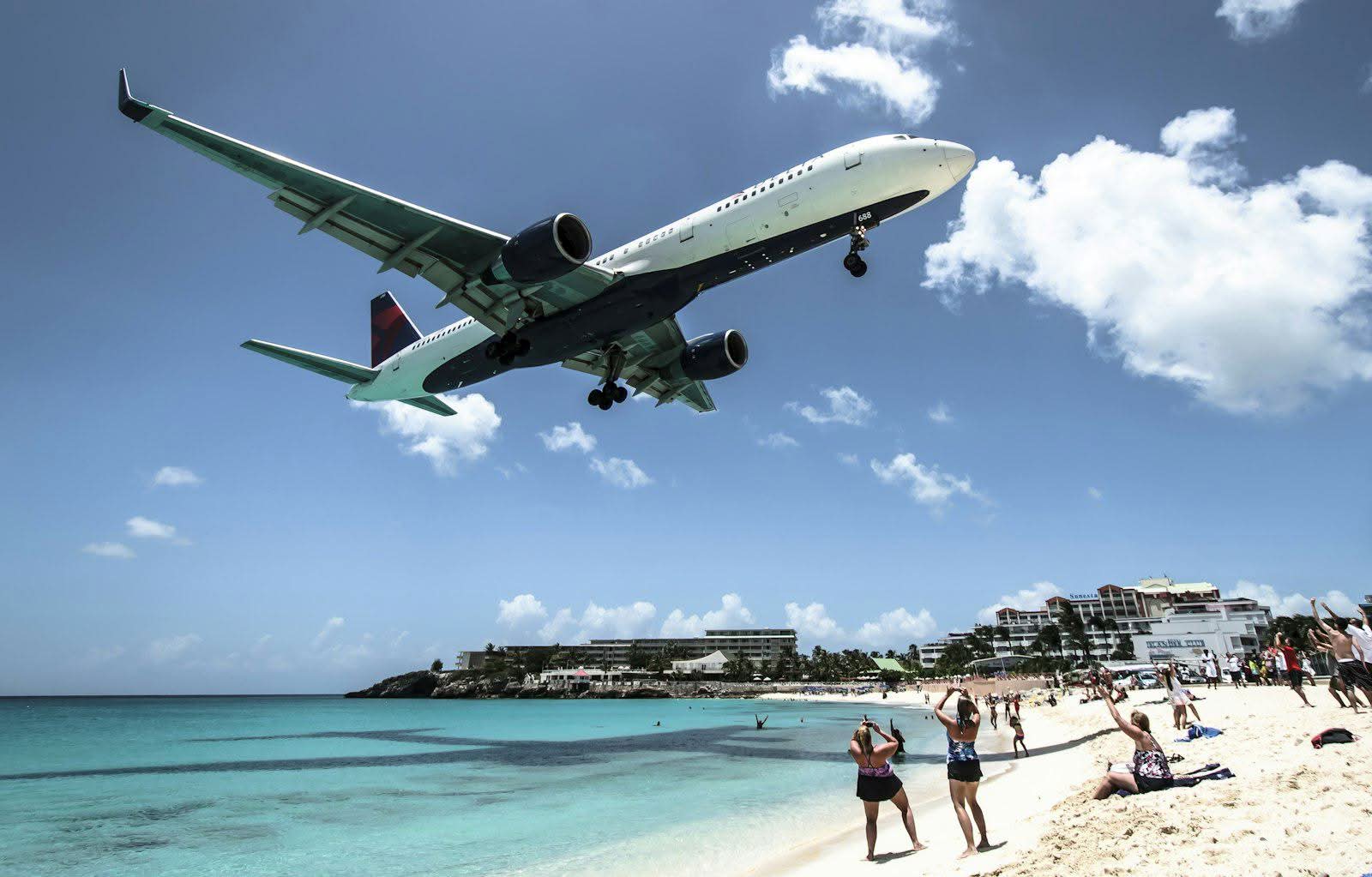 St. Maarten — Maho Beach & two nations